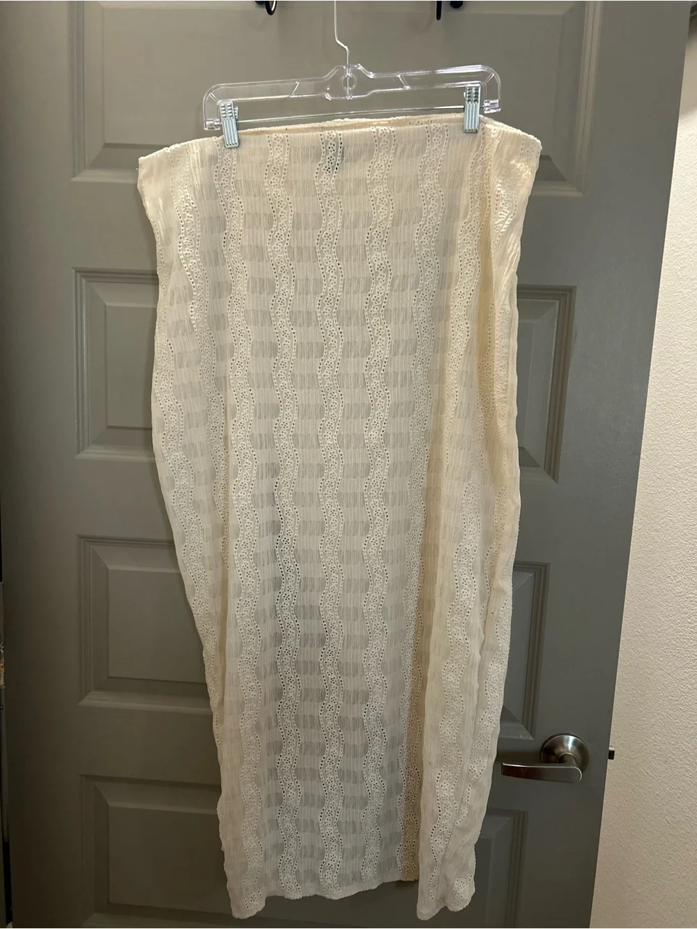 Fit For You Boho Beach Vacation Cottage Core 3x Eyelet Two Piece Skirt Set NWT